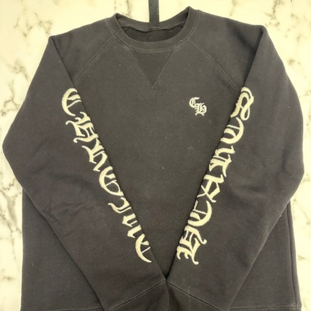 Chrome Hearts Crew neck Sweatshirt Embroidered